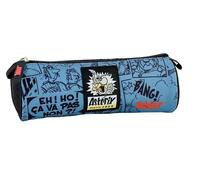 Hamelin - 1 Trousse Fourre-Tout Rond Asterix - Visuel Strip - Dimension 22 x 7 cm - Fermeture Zippée - 1 Compartiment
