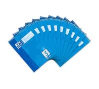 Hamelin 384504005 Lot de 10 blocs de 40 feuilles A5, papier optique 90 g/m², quadrillage 5 mm