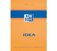 Oxford Bloc agrafé 100106275 – 160 pages A7 (74×105) quadrillé 80 g
