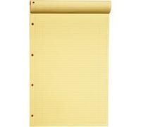 OXFORD Bloc-notes International "NOTEPAD" A4+ 160 pages 90g Ligné Perforé Jaune