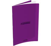 Conquerant Cahier Classique 24x32 cm Grands carreaux Seyès 48 pages agrafées Polypro violet