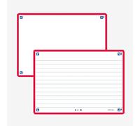 Hamelin Index Cards 400134038 Cartes Flash Flash 2.0 4 x 6 80 CT Rouge