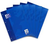 Hamelin Paperbrands 384405021 - Lot De 5 Blocs-Bureau 50 Feuilles A4 Lignées Papier Optique 90 G/M² 9 Mm (Import Allemagne)