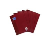 Hamelin Paperbrands 384405028 Lot de 5 blocs-bureau 50 feuilles A4 quadrillées avec marges papier optique 90 g/m² 5 mm (Import Allemagne)