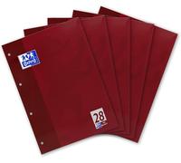 Hamelin Paperbrands 384405028 Lot De 5 Blocs-Bureau 50 Feuilles A4 Quadrillées Avec Marges Papier Optique 90 G/M² 5 Mm (Import Allemagne)