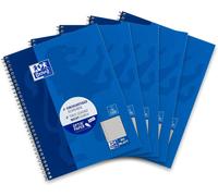 Hamelin Paperbrands 384508028 Lot De 5 Cahiers À Spirale 80 Feuilles A5 Quadrillées Papier Optique 90 G/M² 5 Mm (Import Allemagne)