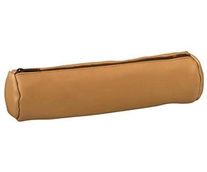 Hamelin Trousse en cuir Cuir naturel beige forme ronde