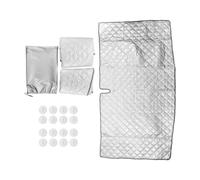 HAMFISTB Pare-Soleil Vitre Voiture Pare-Brise Voiture Pare-Soleil Avant Pare-Soleil Latéral Store Thermique Interne Ventouses Puissantes pour T5 T6