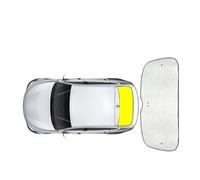 HAMFISTB Pare-Soleil Vitre Voiture Pare-Soleil Voiture avec Protection UV pour Volvo XC90 2010-2025 Rideau Fenêtre Pare-Brise, Accessoire Voiture Interne(1pc Rear 15-25)
