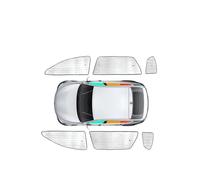 HAMFISTB Pare-Soleil Vitre Voiture Pare-Soleil Voiture avec Protection UV pour Volvo XC90 2010-2025 Rideau Fenêtre Pare-Brise, Accessoire Voiture Interne(4 Door 10-14)