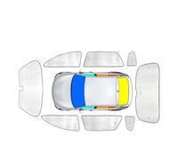 HAMFISTB Pare-Soleil Vitre Voiture Pare-Soleil Voiture avec Protection UV pour Volvo XC90 2010-2025 Rideau Fenêtre Pare-Brise, Accessoire Voiture Interne(Whose Car 10-14)