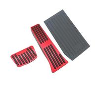HAMFISTB Pédale D'accélérateur pour Hyundai pour Tucson NX4 2021 2022 2023 2024 pour N Line Fuel Brake Repose-Pieds Pédales Plaque Couverture(3pcs Black Red)