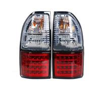 HAMFISTB Réflecteur pour Toyota pour Prado pour Land pour Cruiser 90 1997-2002 Feu arrière LED Voiture Clignotant Avertissement Feu Stop Feu Antibrouillard Feu Arrière Antibrouillard(Red White)