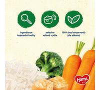 Hami bouillon avec légumes, riz et veau 6×200 g