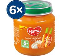 Hami carottes avec poulet et riz 6×125 g