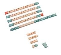 Hami Melon Lot de 64 touches Dye-sub PBT pour clavier BM60 GK64 GK64x