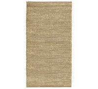 HAMID - Tapis de Jute Giralda 100% Fibre de Jute Naturelle - Moquette Douce et Haute Résistance - Tissé à la Main - Salon, Salle à Manger, Chambre, Tapis de Salle (Blanc, 150x80cm)