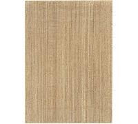 HAMID - Tapis de Jute Granada 100% Fibre de Jute Naturelle - Moquette Douce et Résistance Moyenne - Tissé à la Main - Salon, Chambre, Tapis de Couloir - Nature (230x160cm)