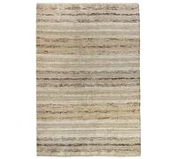 HAMID - Tapis de Jute Nur, 100% Fibre de Jute Naturelle, Moquette Douce et Résistance, Tissé à la Main - Salon, Chambre, (D4, 230x160cm)