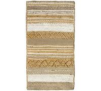 HAMID - Tapis de Jute Sofia 100% Fibre de Jute Naturelle, Moquette Douce et Résistance, Tissé à la Main - Salon, Chambre, (110x60cm)