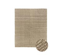 HAMID - Tapis Jute Naturelle, Tapis de Jute Alcazar 100% Fibre de Jute Naturelle, Moquette Douce, Tissé à la Main - Salon, Chambre, Tapis de Couloir (250x200cm)