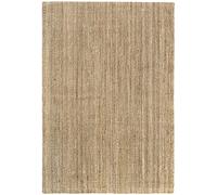 HAMID - Tapis Jute Kerala, 100% Fibre de Jute, Tissé à la Main, pour Salon, Salle à Manger, Chambre, Couloir, Couleur Naturelle (160x230cm)