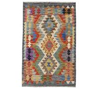 HAMID -Tapis Kilim Herat, 100% Laine Tissée à la Main, Tapis Ethnique pour Salon, Chambre, Salle à Manger, (122x80cm)