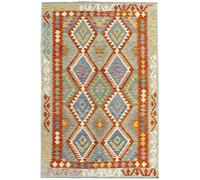 HAMID -Tapis Kilim Herat, 100% Laine Tissée à la Main, Tapis Ethnique pour Salon, Chambre, Salle à Manger, (181x126cm)