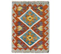 HAMID -Tapis Kilim Herat, 100% Laine Tissée à la Main, Tapis Ethnique pour Salon, Chambre, Salle à Manger, (80x61cm)