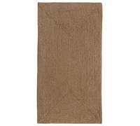HAMID Tapis Nansa Intérieur/Extérieur en Pet Recyclé - Lavable et Imperméable - Écologique & Durable - Idéal pour Terrasse, Jardin ou Salon (110x60cm, Marron)