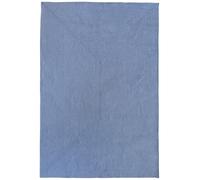 HAMID Tapis Nansa Intérieur/Extérieur en Pet Recyclé - Lavable et Imperméable - Écologique & Durable - Idéal pour Terrasse, Jardin ou Salon (400x300cm, Bleu)