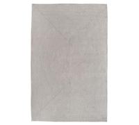 HAMID Tapis Nansa Intérieur/Extérieur en Pet Recyclé - Lavable et Imperméable - Écologique & Durable - Idéal pour Terrasse, Jardin ou Salon (170x120cm, Argenté)