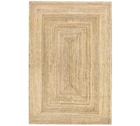 Hamid - Tapis Naturel, Alhambra Tapis Couleur Naturelle, Tressé à la Main, pour Salon, Salle à Manger, Chambre, Couloirs, Couleur Naturelle (200x300cm)