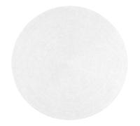 HAMID Tapis Rond Nansa Intérieur/Extérieur en Pet Recyclé - Lavable et Imperméable - Écologique & Durable - Idéal pour Terrasse, Jardin ou Salon(200x200cm, Ivoire)