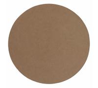 HAMID Tapis Rond Nansa Intérieur/Extérieur en Pet Recyclé - Lavable et Imperméable - Écologique & Durable - Idéal pour Terrasse, Jardin ou Salon(200x200cm, Marron)