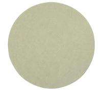 HAMID Tapis Rond Nansa Intérieur/Extérieur en Pet Recyclé - Lavable et Imperméable - Écologique & Durable - Idéal pour Terrasse, Jardin ou Salon(200x200cm, Vert)