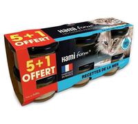 HAMIFORM-Aliment pour chat x 6 Hamiform Recettes de la mer - 6 x 80 g