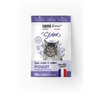 HAMIFORM-Alimentation complète pour chat senior de + 8,5 ans poulet HamiForm - pochon de 80 g