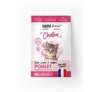 HAMIFORM-Alimentation complète pour chaton de 4 à 12 mois poulet HamiForm - pochon de 80 g