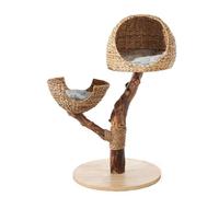 HAMIFORM-Arbre à chat coloris marron HamiForm AZKARA 02 - 60 x 60 x 110 cm