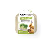HAMIFORM-Herbe à ronger pour lapin et cochon d'Inde Graines Bio Hamiform - 2 x 125 g