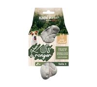 HAMIFORM-Jouet pour chien os à ronger goût poulet naturel et végétal Hami form - Taille S