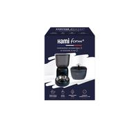 HAMIFORM-Kit distributeur de croquettes et fontaine à eau pour chat et petit chien coloris noir programmable HamiForm