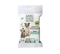 HAMIFORM-Lingettes nettoyantes bio pour chien et chat Anju Beauté - x 25