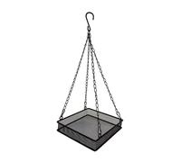 HAMIFORM-Mangeoire pour oiseaux du ciel en métal coloris noir Hami form Talgan - 18 x 18 x 3,5 cm