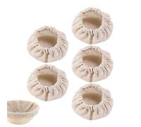 HAMIL Torchons pour Bols pour la levée du,Tissus pour Bols réutilisables pour la levée du | Tissu d'épreuve, 5 pièces de Tissu de Bol au levain Double Face réutilisable - Chiffons pour Bols en Tissu