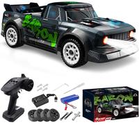 Hamiltion-1/16 Télécommande Voiture Haute Vitesse, 4Wd Rc Drift Voitures De Course Rapide 20Mph Camion 2,4 Ghz Off-Road 4X4 Buggy Voiture Vitesse & Direction Véhicule De Contrôle Jouet Avec Des Lumiè