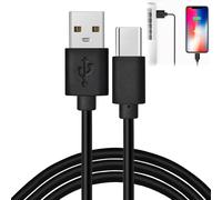 Hamiltion-1M Cable Usb Type C Pour Black-View Bl6000 Pro Bv5100 Bv5900 Bv6300 Bv6600 Bv6800 Pro Etc. Avec 10Mm Connecteur Chargeur Micro Usb Fur Transfert De Données Et Charge Rapide 3A