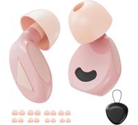 Hamiltion-2 Bouchons D'oreille Pour Dormir,Bouchons D'oreille Siliconés Réutilisables-Pour Dormir,Se Concentrer Et Voyager 8 Paires D'embouts,Xs/S/M/L Réduit Le Bruit De 30 Db (Rose,Moyen)