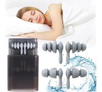 Hamiltion-2 Paires Bouchons D'oreille Pour Dormir,40 Db À Réduction De Bruit Agréable À Porter 3 Couches Silicone Boules Quies Avec Boîte De Rangement Pour Ronfler,Étudier,Voyager,Concerts